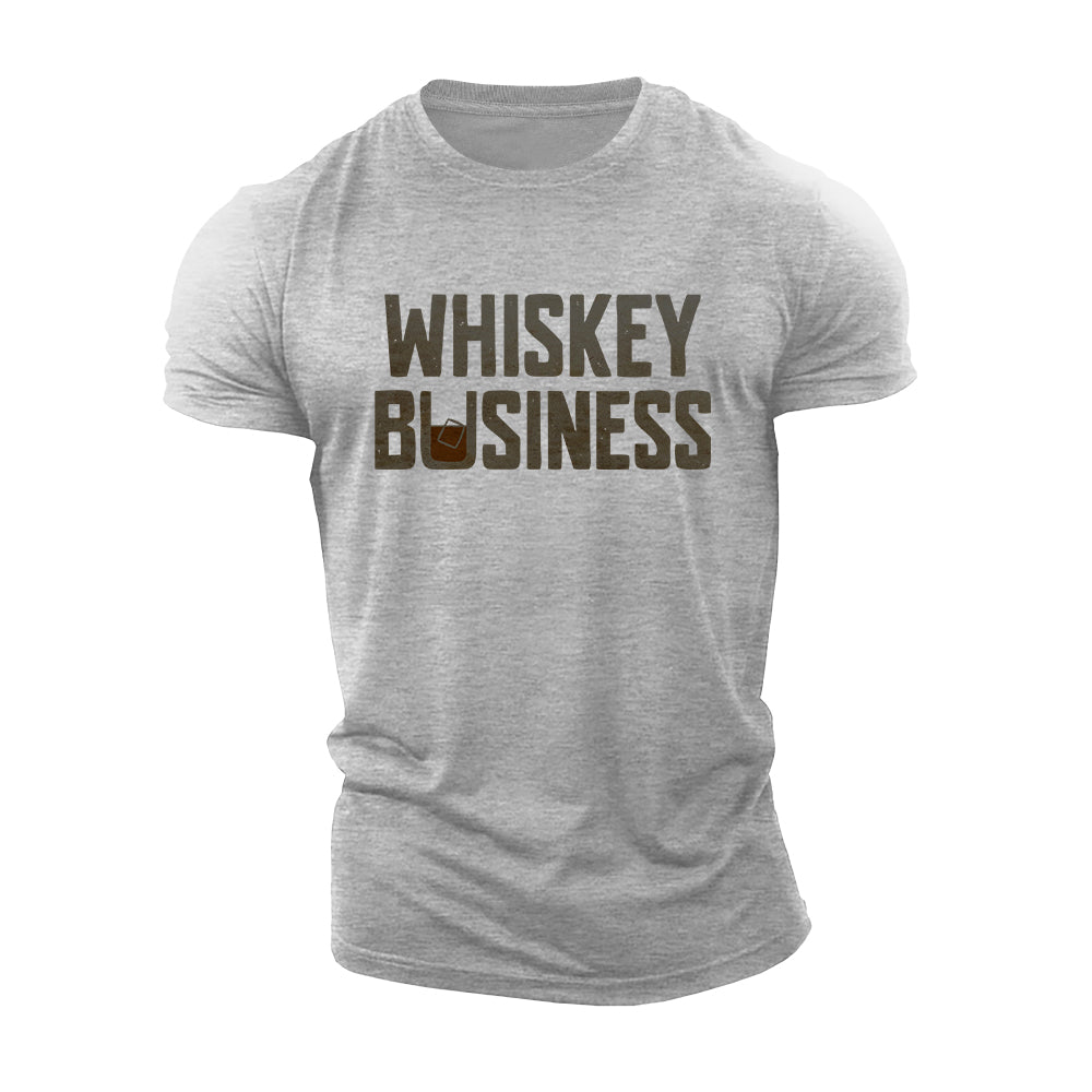 Whiskey Business Cotton T-Shirt