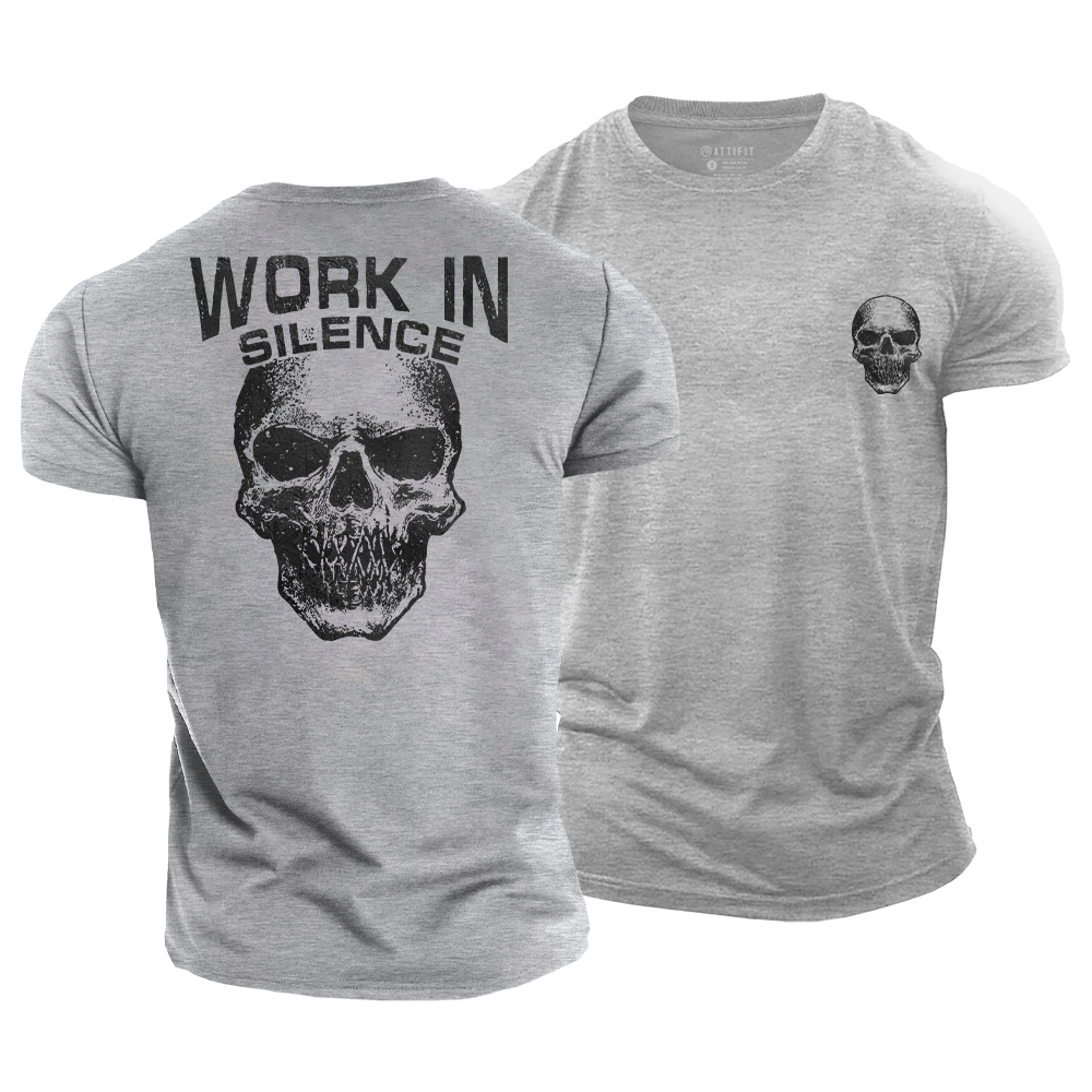 Work in Silence Cotton T-Shirt