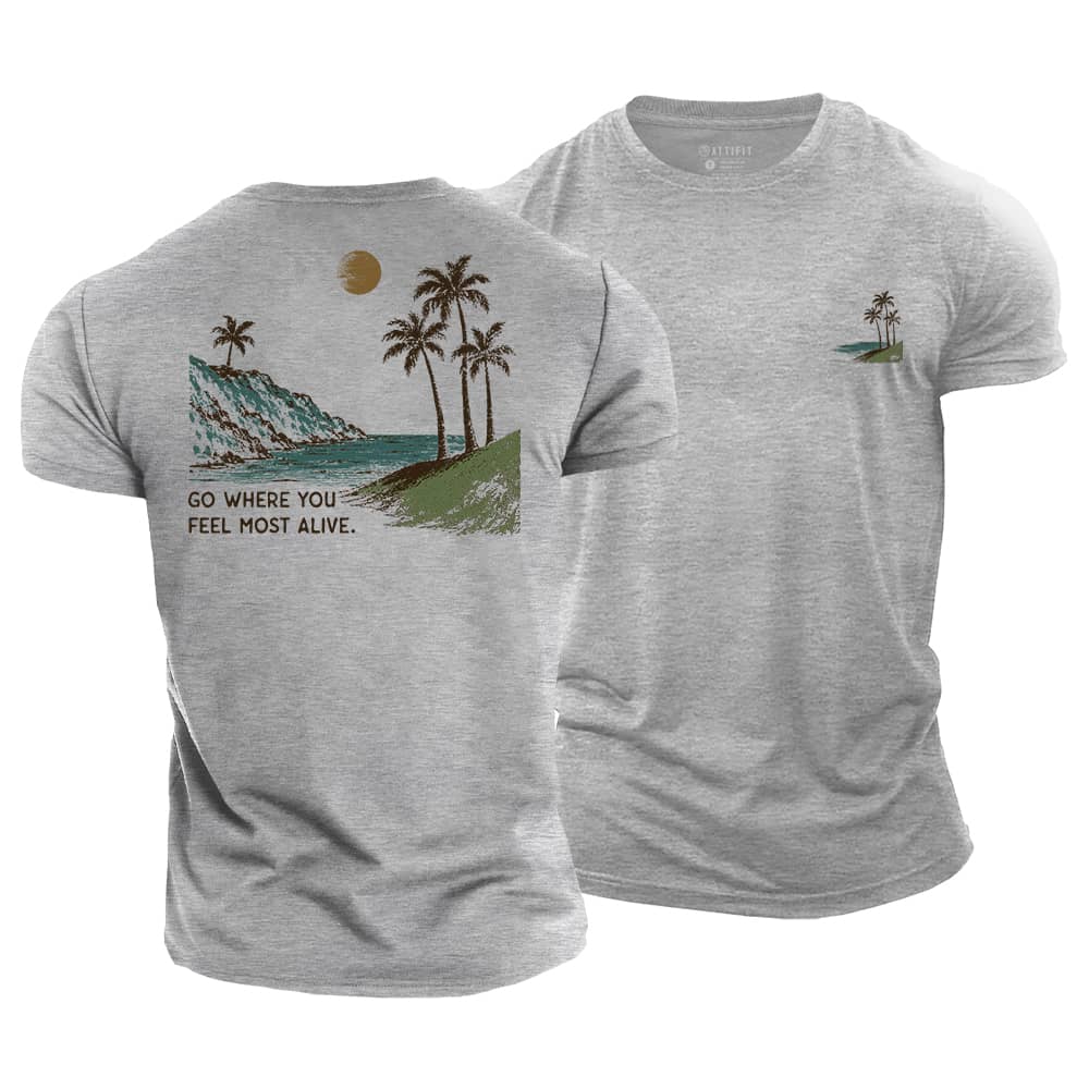 Feel Alive Cotton T-Shirt