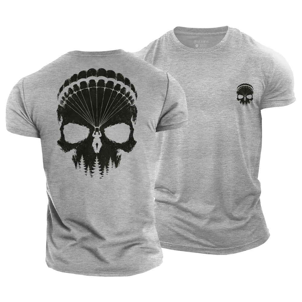 Adventure Skull Cotton T-Shirt