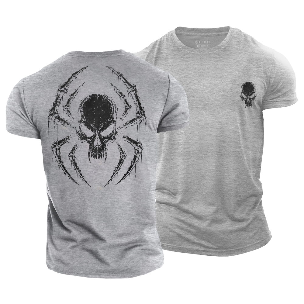 Venomous Skull Spider Cotton T-Shirt