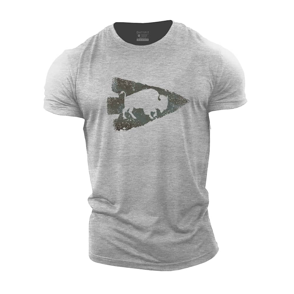 Buffalo Arrow Cotton T-Shirt