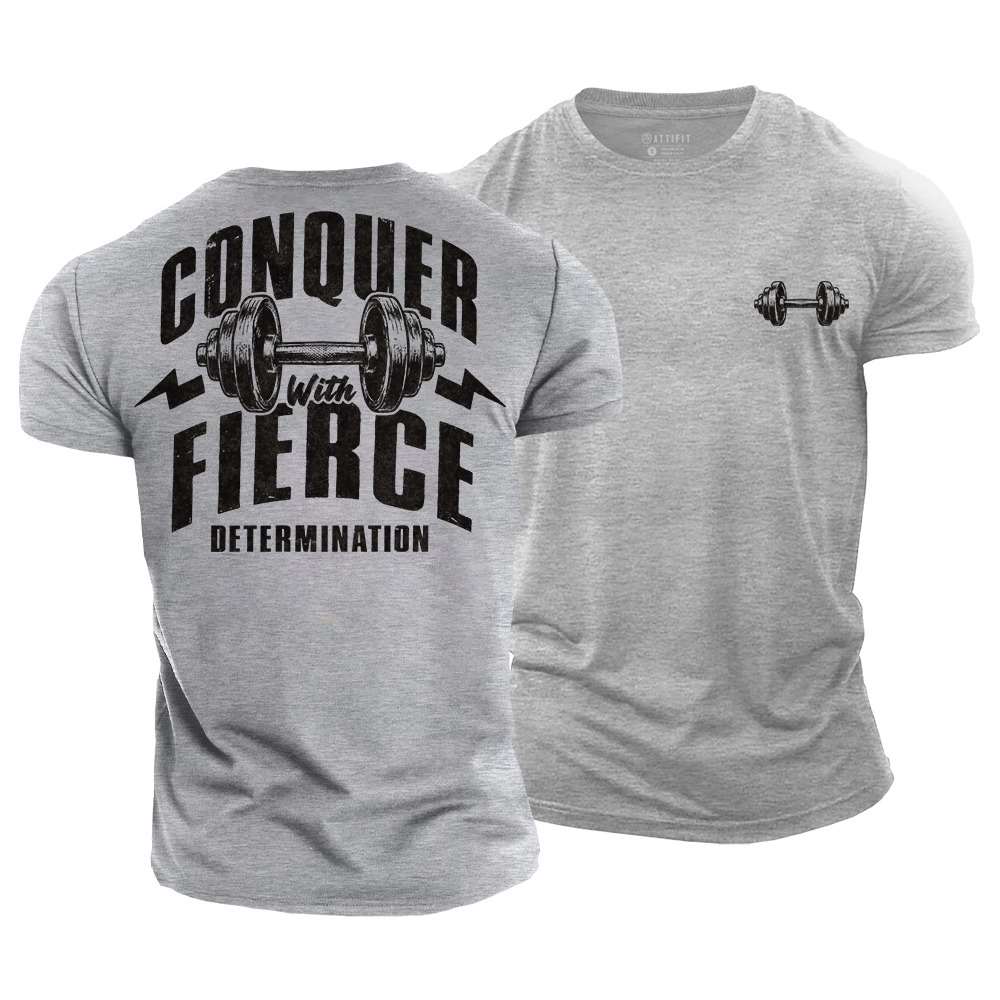 Conquer with Grit Cotton T-Shirt
