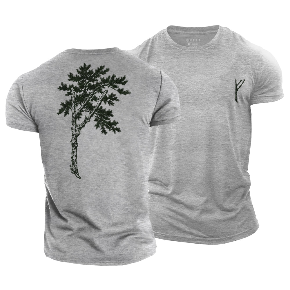 Viking Fehu Runes Cotton T-Shirt