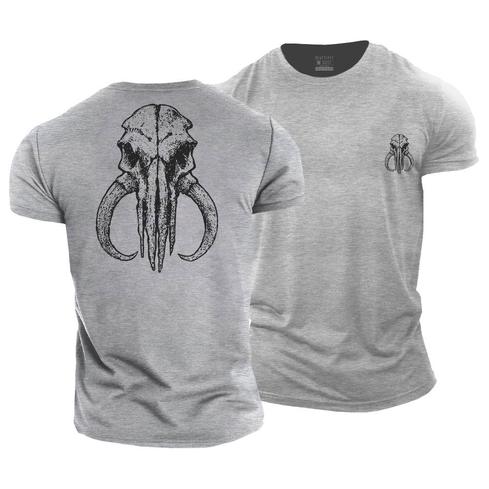 Tusk Skeleton Cotton T-Shirt