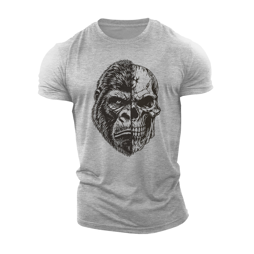 Beast Within Skull Cotton T-Shirt
