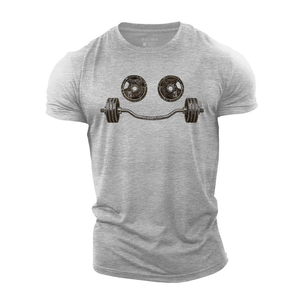 Iron Face Smile Cotton T-Shirt