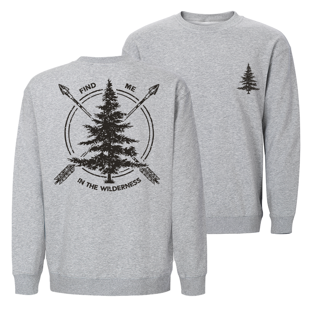 Find Me In The Wilderness Crewneck Sweatshirt