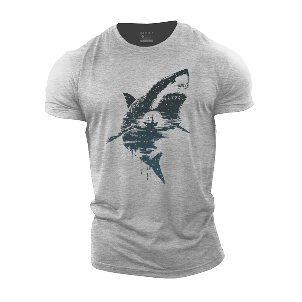 Shark Storm Cotton T-Shirt