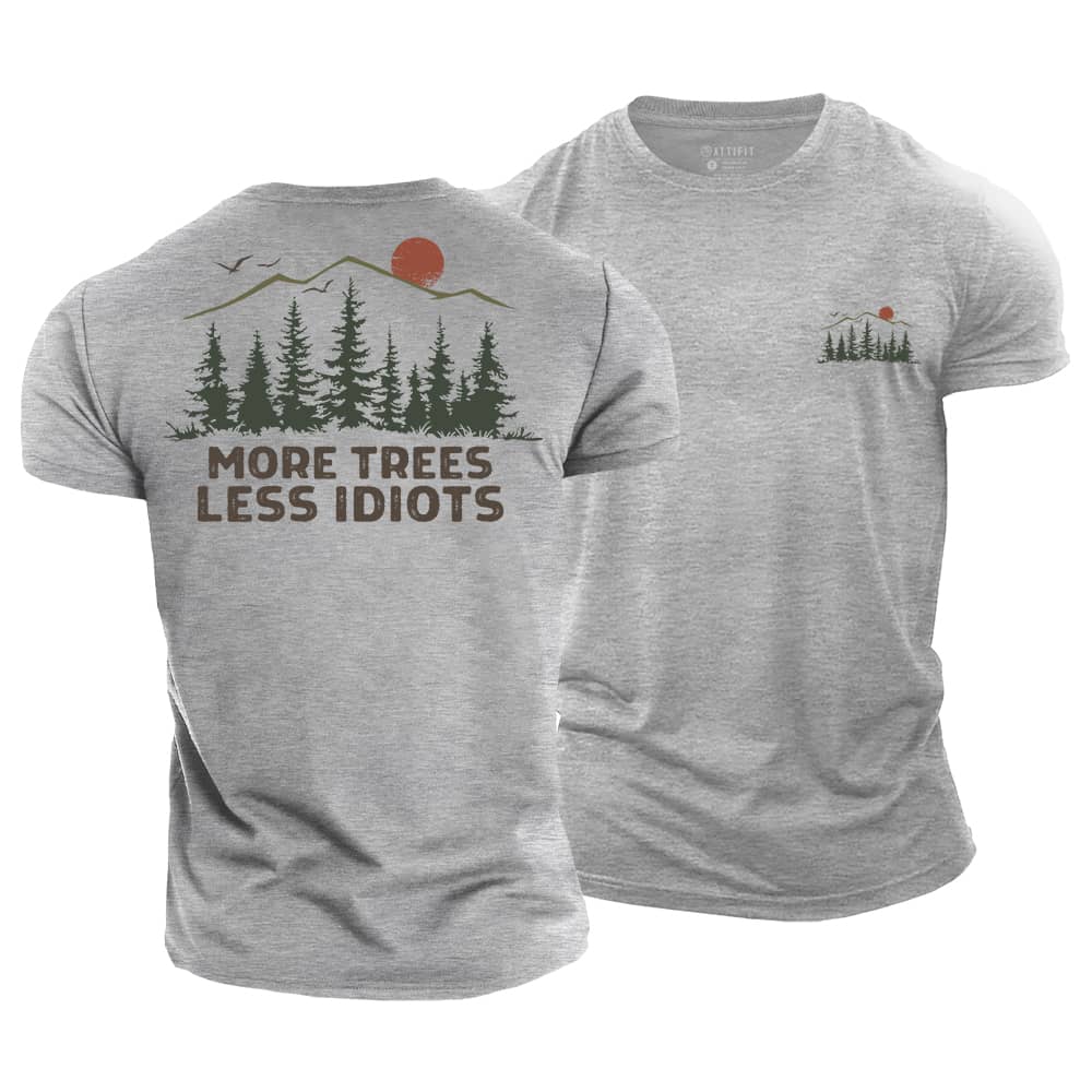 Less Idiots Cotton T-Shirt
