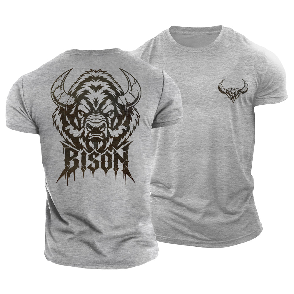 Built Like Bison Cotton T-Shirt
