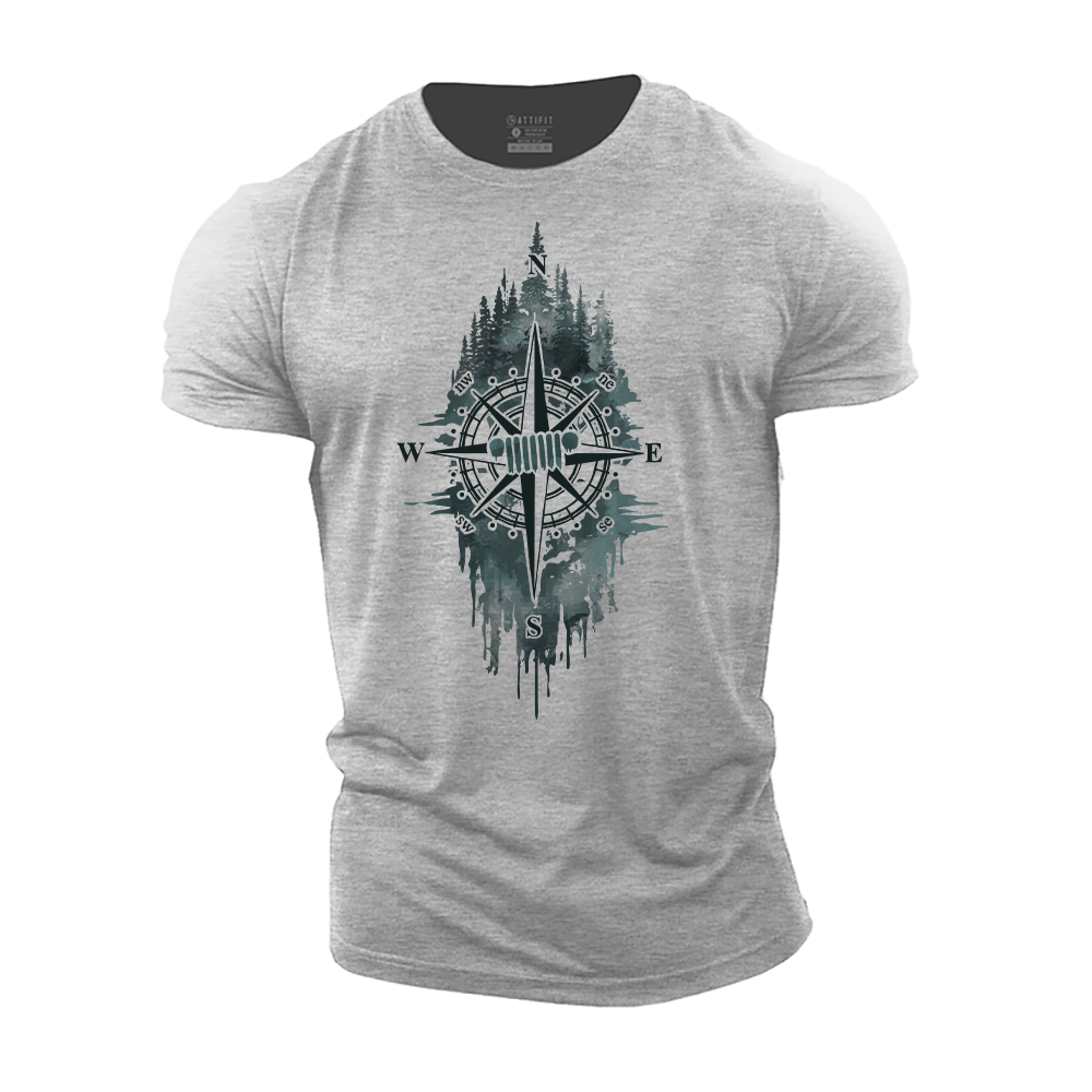 Wilderness Compass Cotton T-Shirt
