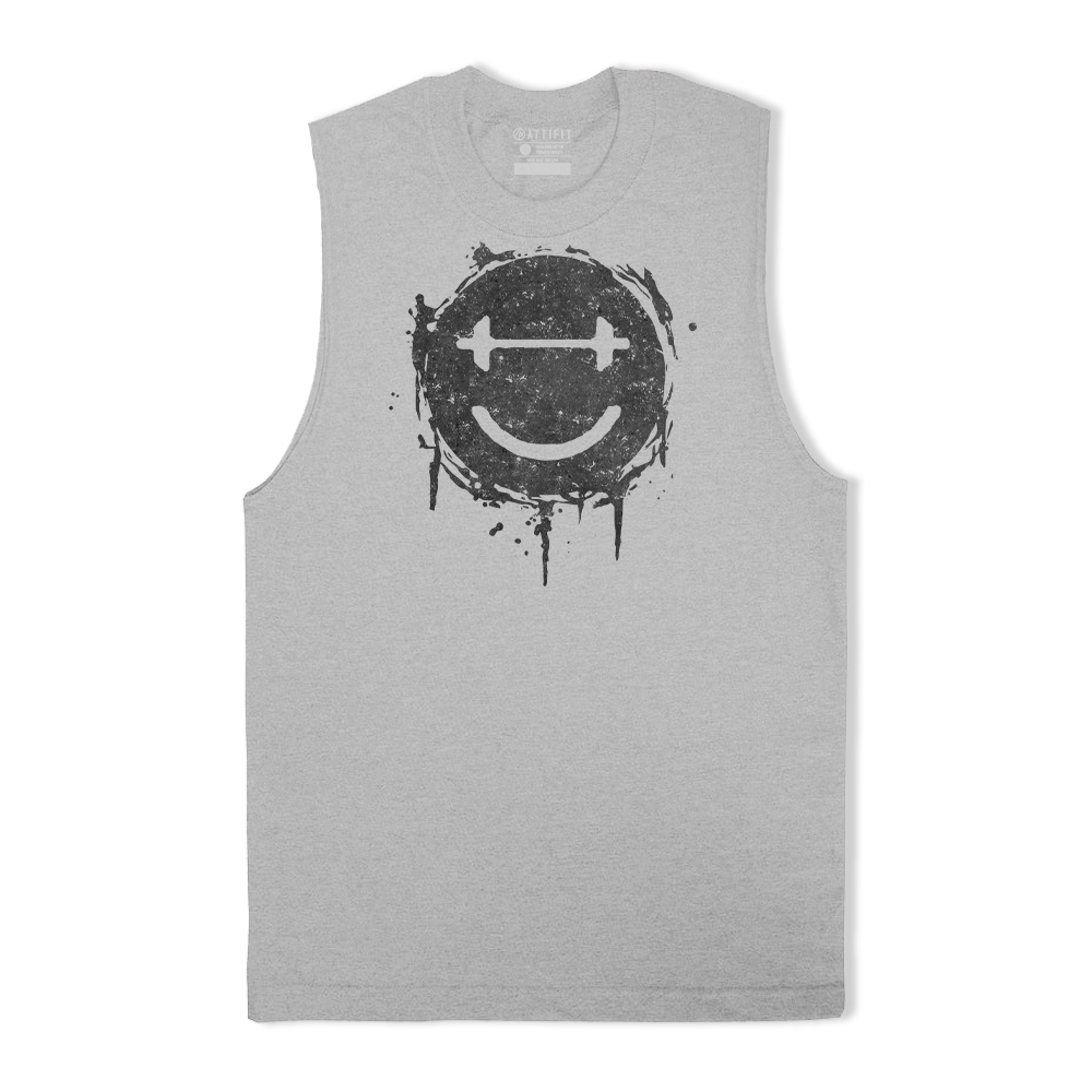 Dumbbell Smiley Tank Top