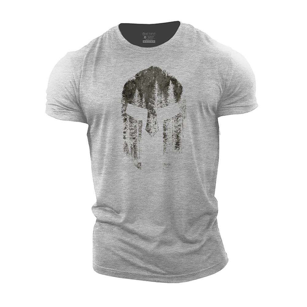 Spartan Forest Warrior Cotton T-Shirt