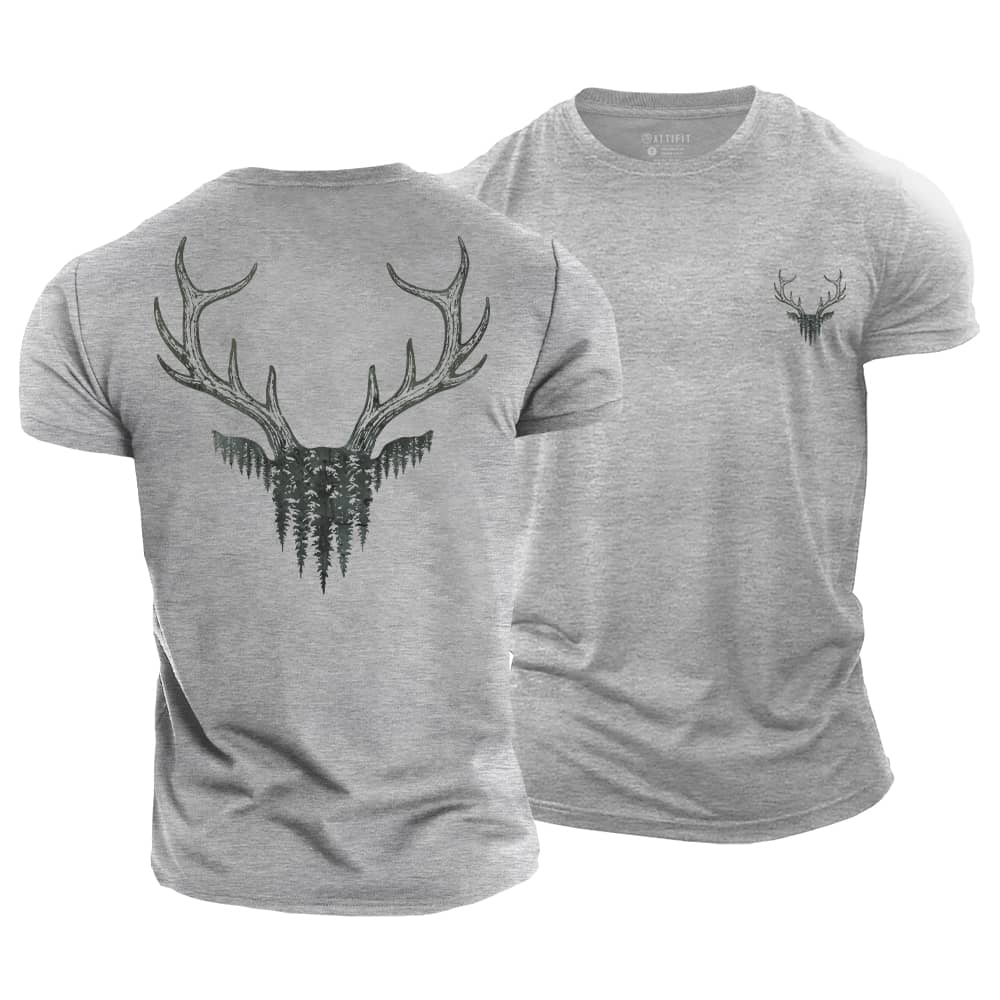 Wildwood Antler Cotton T-Shirt