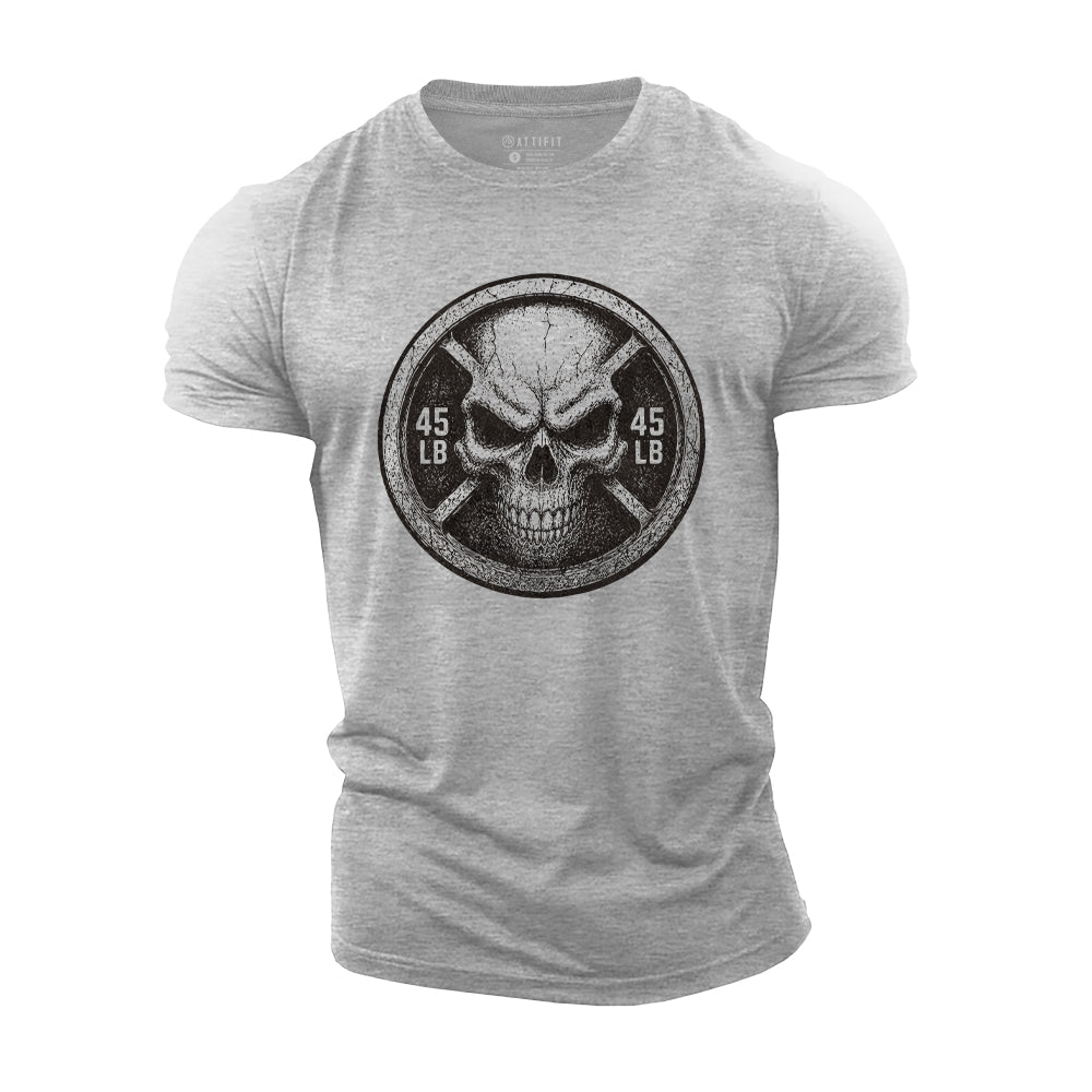 Skull Gym Cotton T-Shirt
