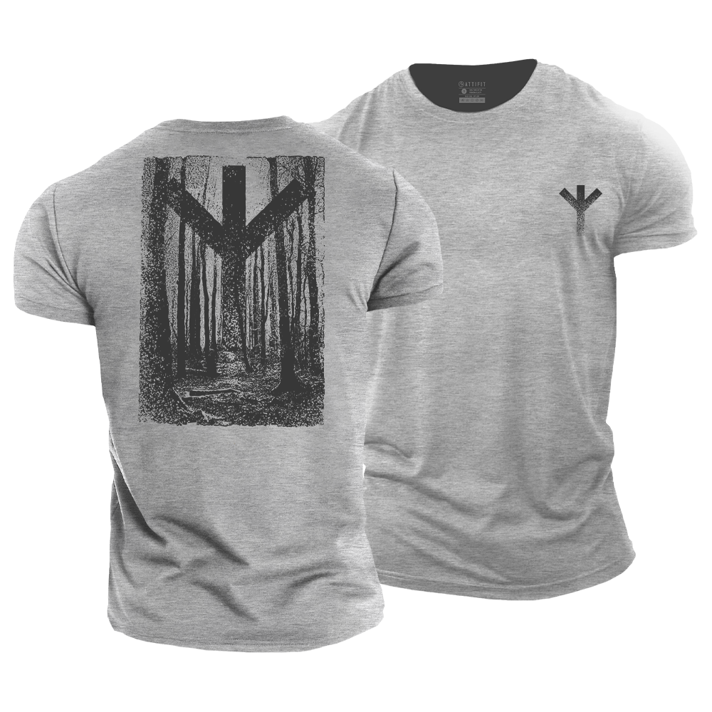 Viking Protection Rune Cotton T-Shirt