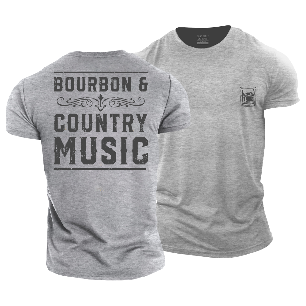 Bourbon & Country Music Cotton T-Shirt