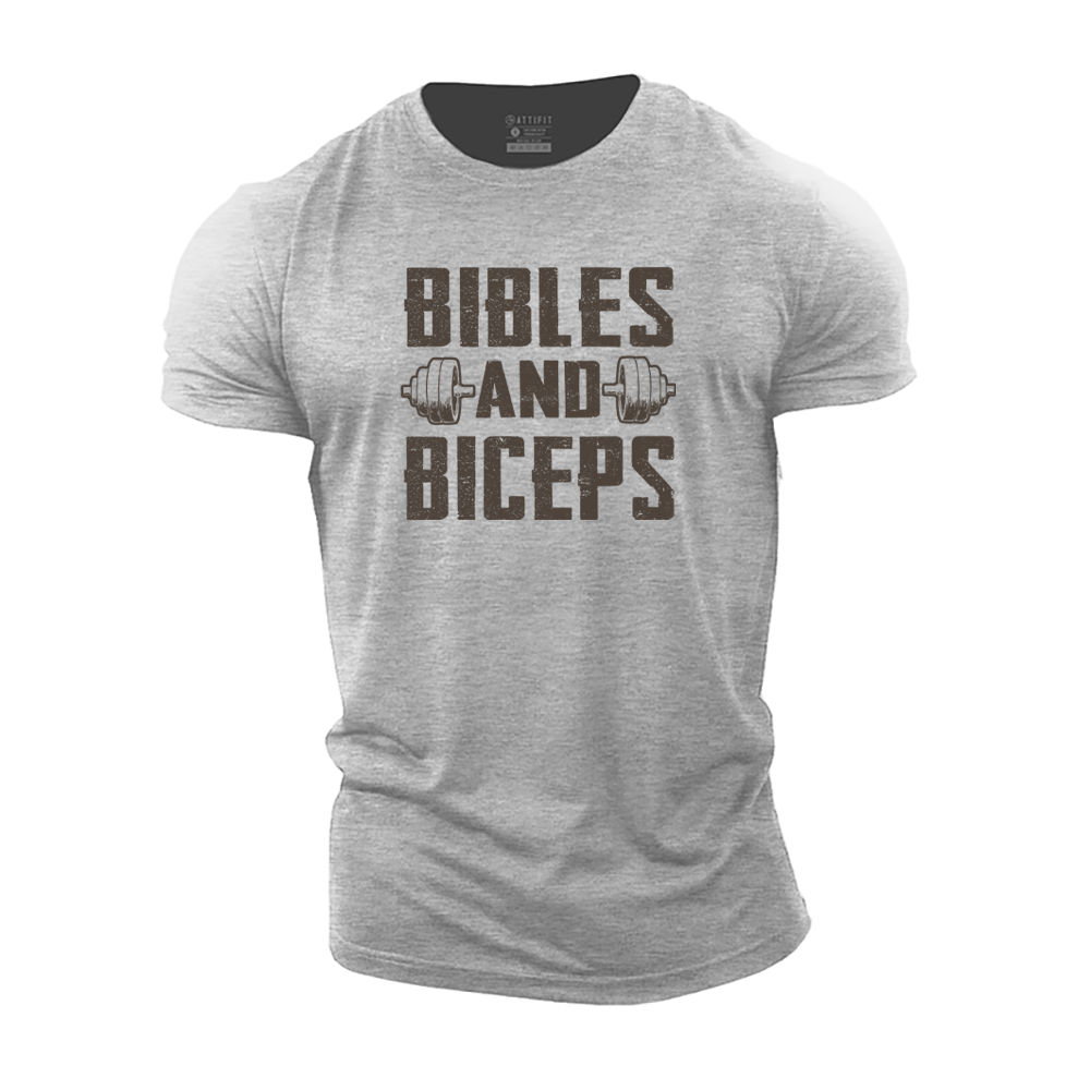 Bibles and Biceps Cotton T-Shirt