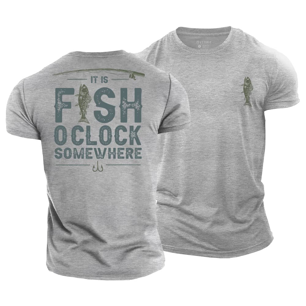 Fish O'clock Cotton T-Shirt
