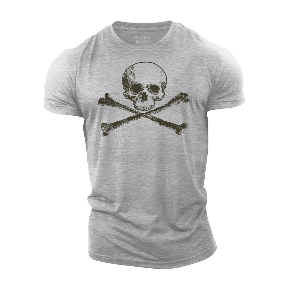Skull Bones Cotton T-Shirt