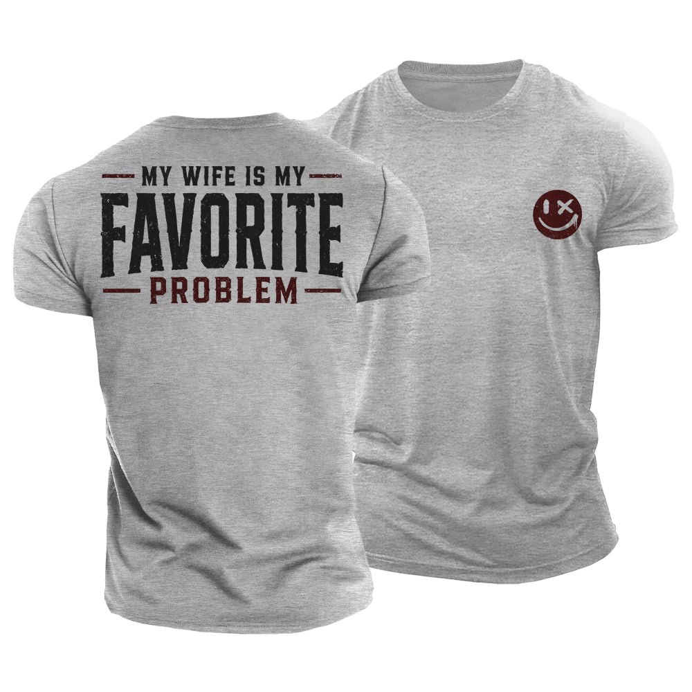 Marriage Humor Cotton T-Shirt