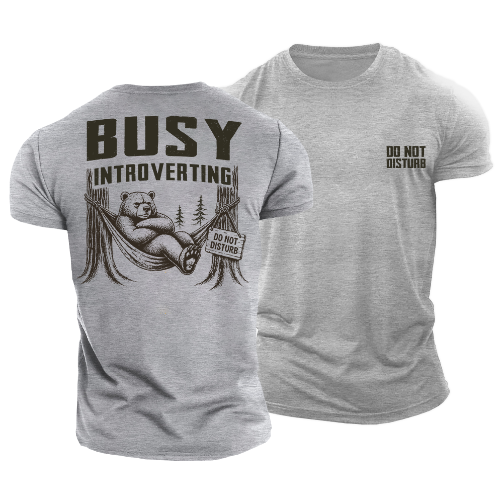 Do Not Disturb Bear Cotton T-Shirt