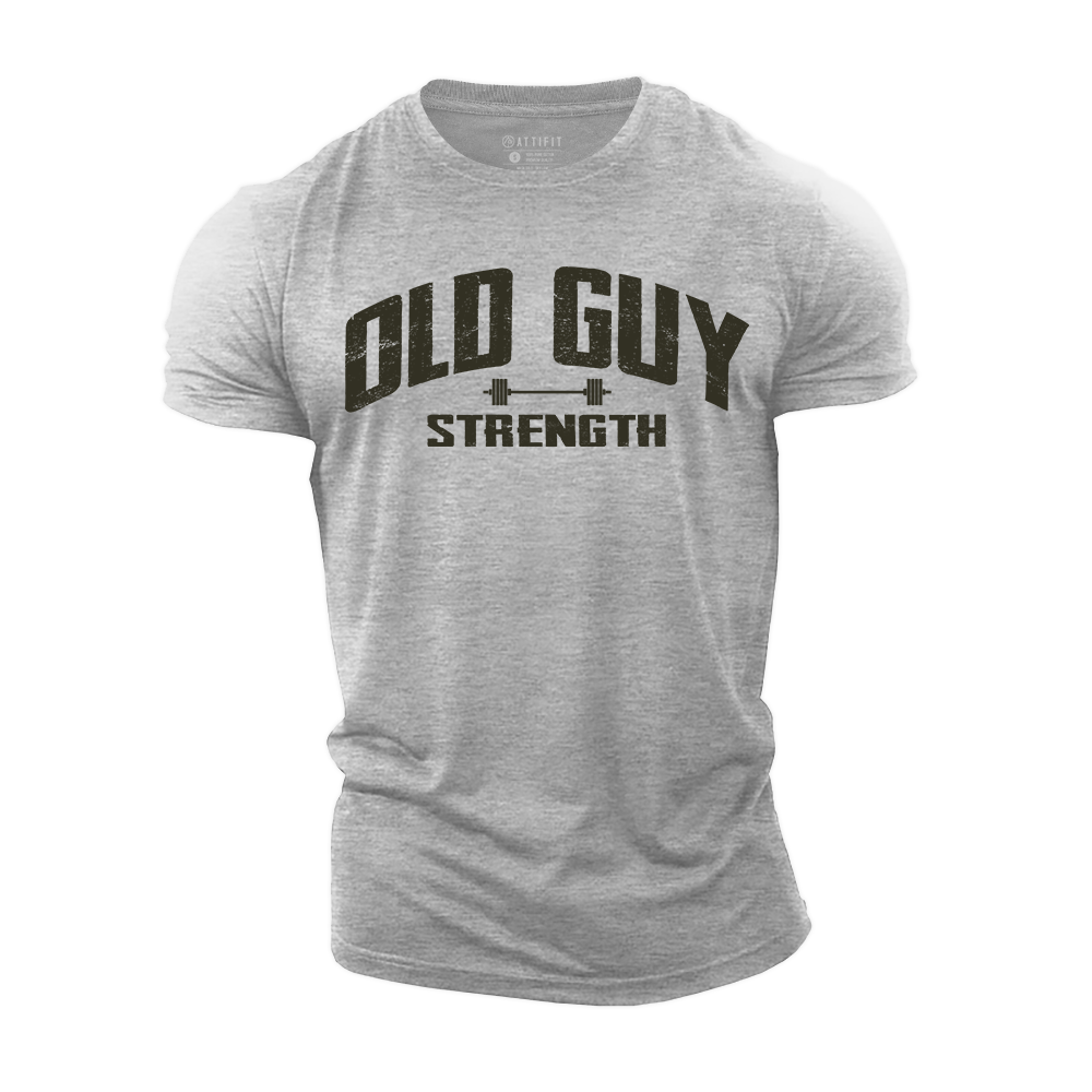 Old Guy Strength Cotton T-Shirt