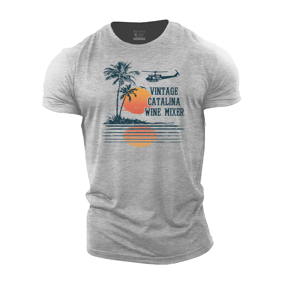 Vintage Wine Mixer Cotton T-Shirt