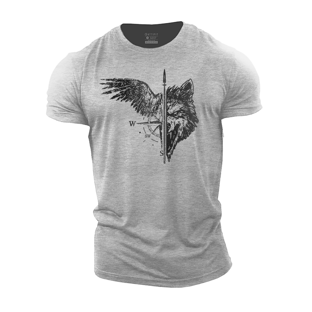 Wolf Wings Cotton T-Shirt