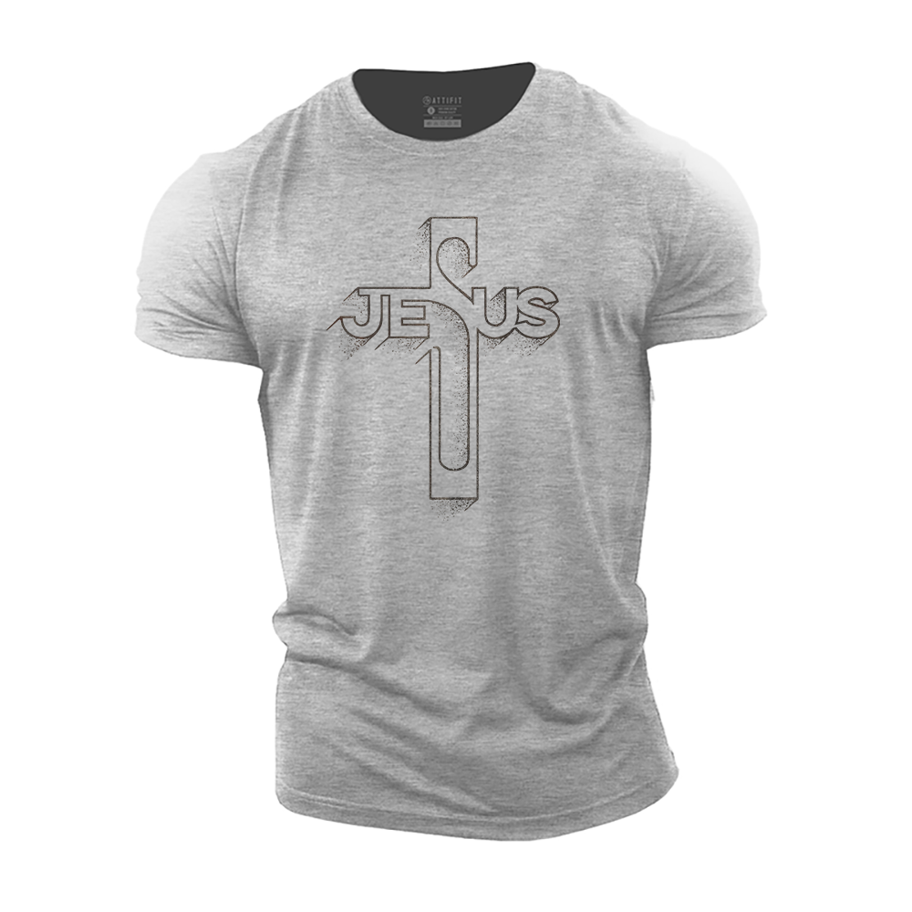 Jesus Cross Cotton T-Shirt