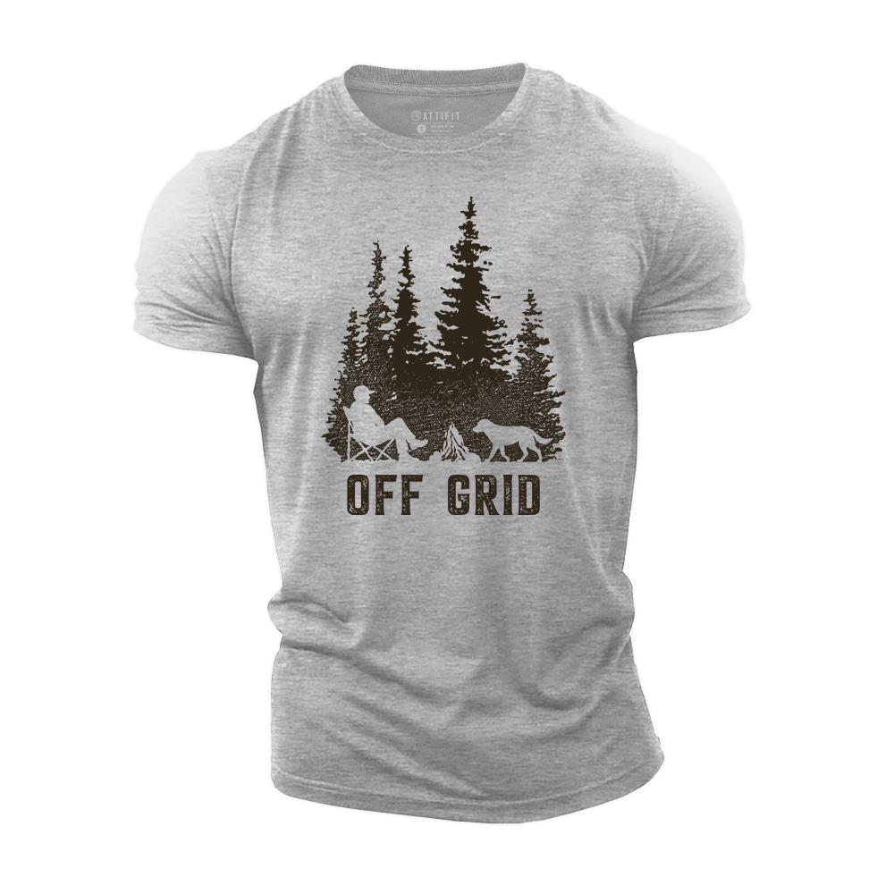 Campfire Solitude Cotton T-Shirt