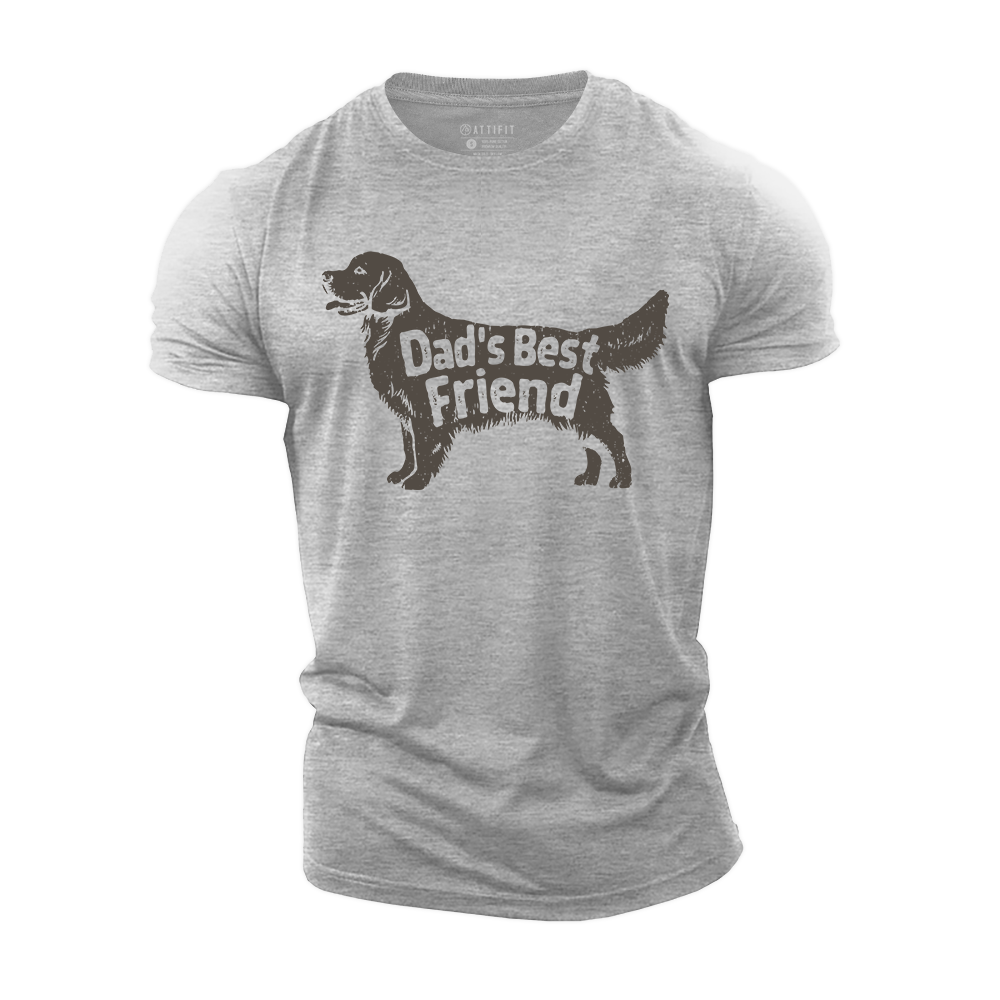 Best Dog Dad Ever Cotton T-Shirt