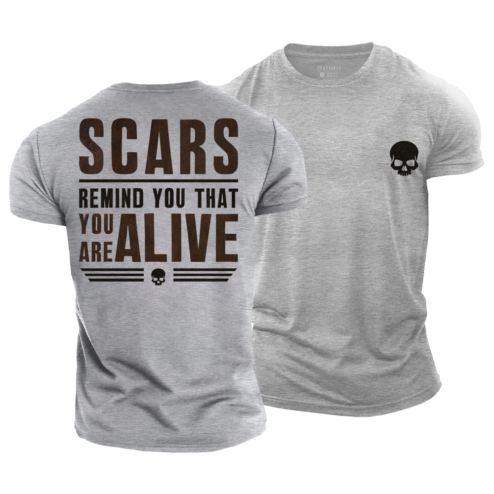 Scars Mean Alive Cotton T-Shirt