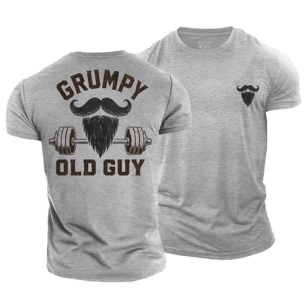 Beard Barbell Humor Cotton T-Shirt