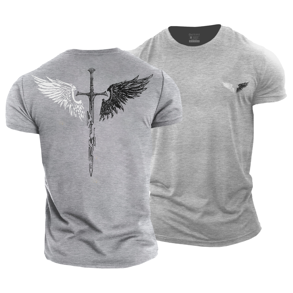 Sword of Light and Darkness Cotton T-Shirt
