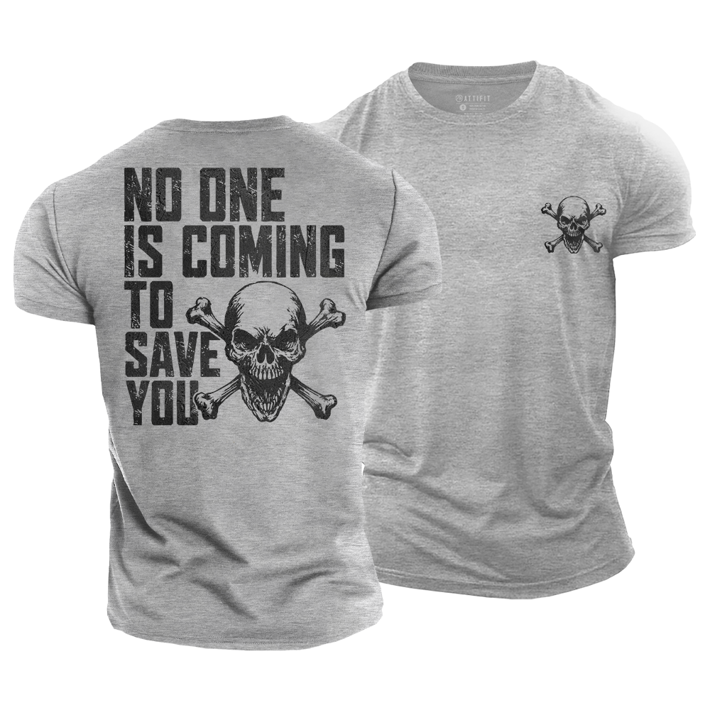 Save Yourself Skull Cotton T-Shirt