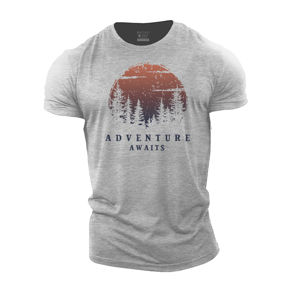 Adventure Awaits Cotton T-Shirt