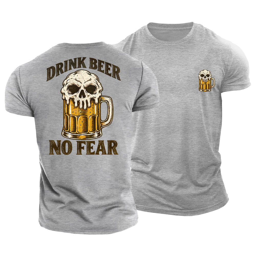 No Fear Just Beer Cotton T-Shirt