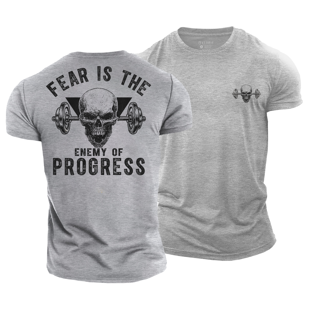 Fear Is the Enemy of Progress Cotton T-Shirt