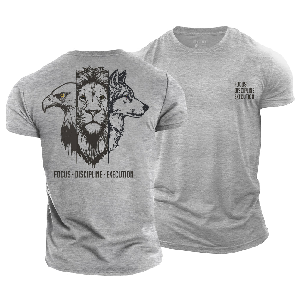 Focus Discipline Execution Cotton T-Shirt