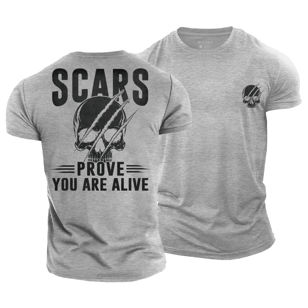 Scars Mean Alive Cotton T-Shirt