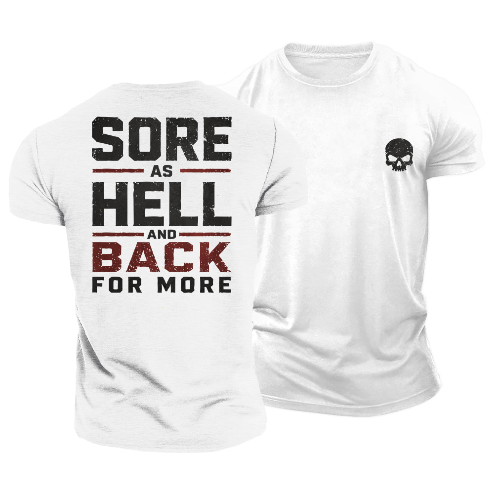 Sore Gym Skull Cotton T-Shirt
