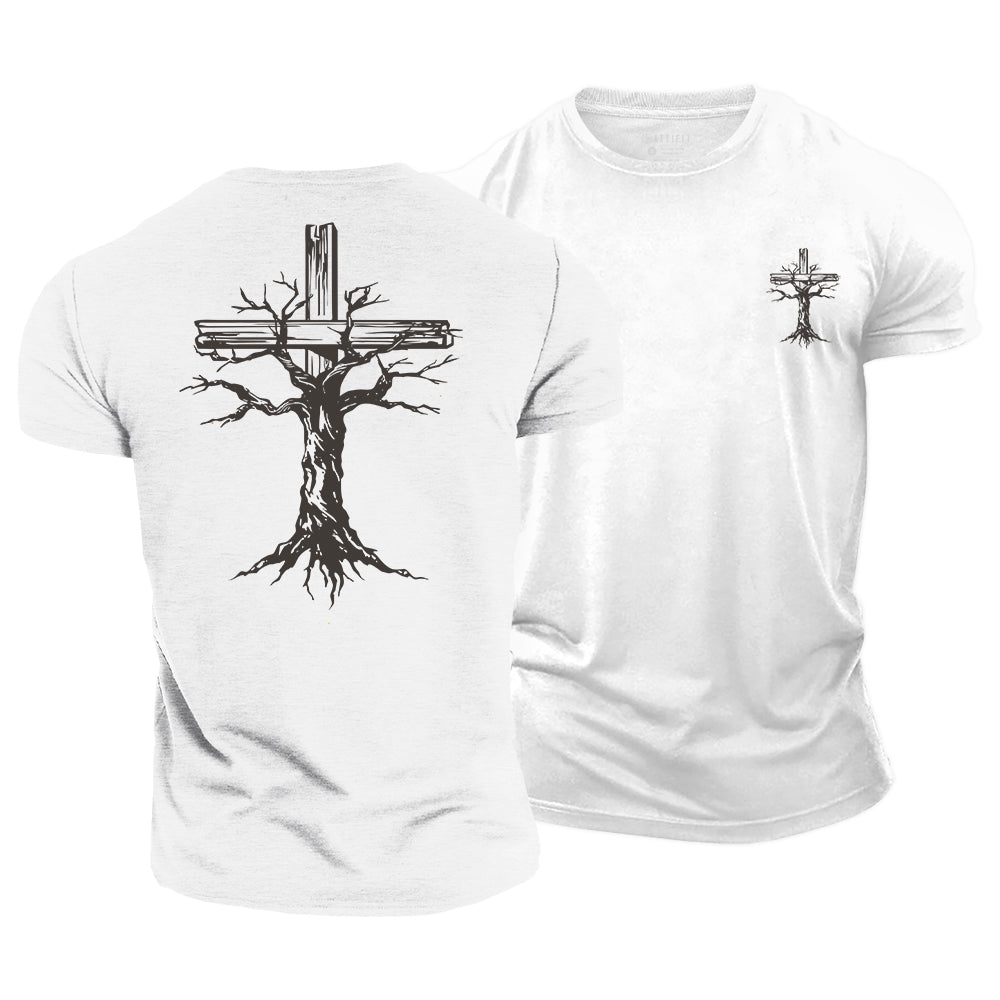 Tree Of Faith Cotton T-Shirt