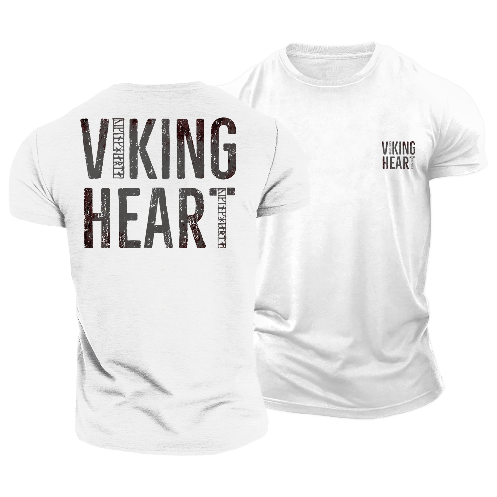 T-shirts graphiques Viking en coton