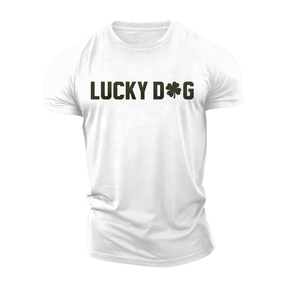 Good Luck Dog Cotton T-Shirt