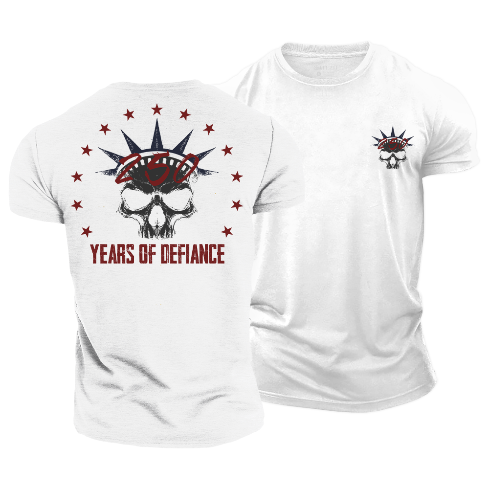 250 Years of Defiance Cotton T-Shirt