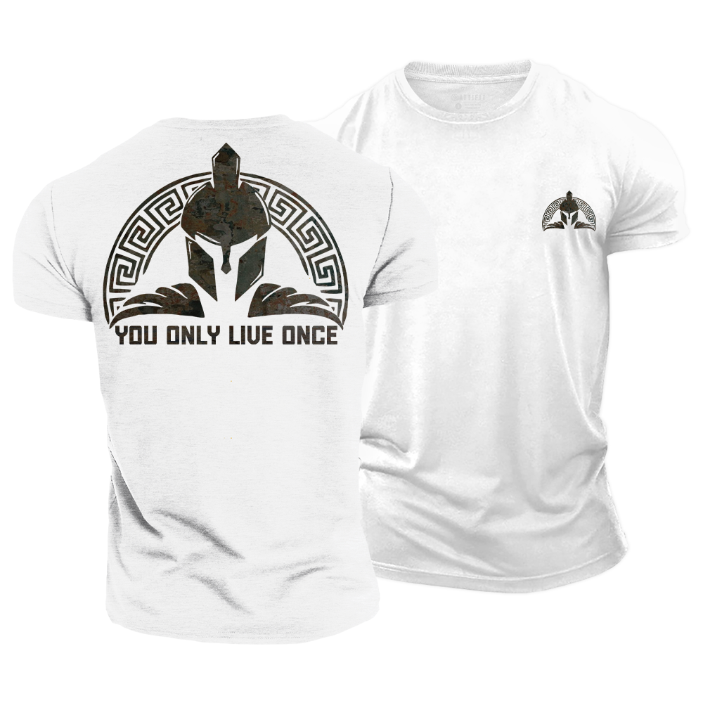 Live like a Spartan Cotton T-Shirt