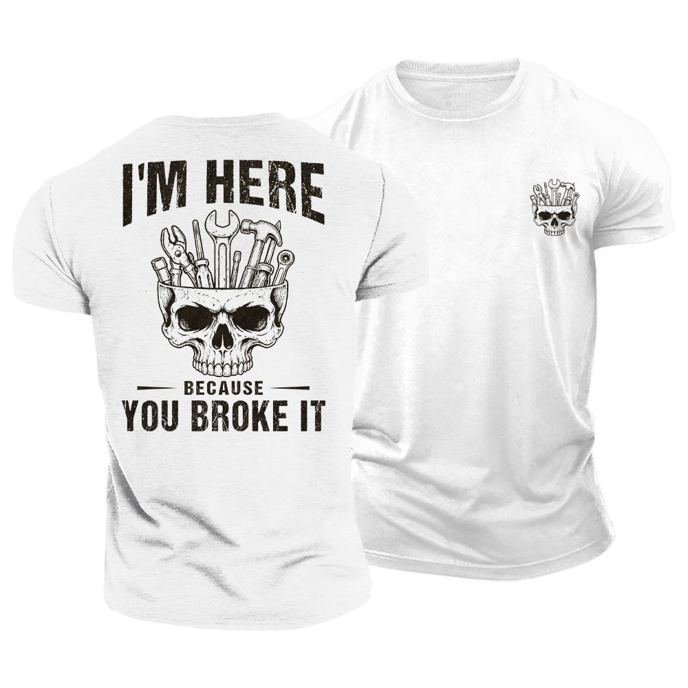 Tools Before Excuses Cotton T-Shirt
