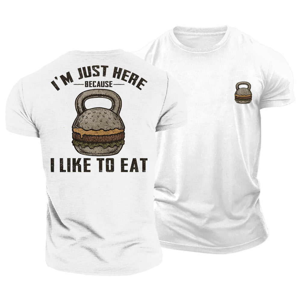 Lift to Eat Cotton T-Shirt